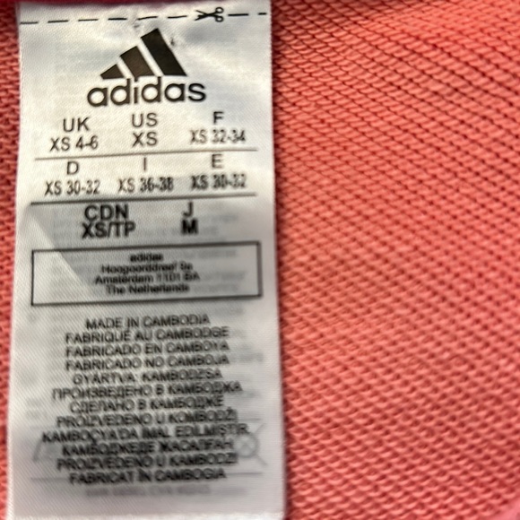 ADIDAS Long Sleeved SWEATSHIRT💗Women’s XS🌸In Beautiful Rosey Pink💕 - Picture 5 of 8